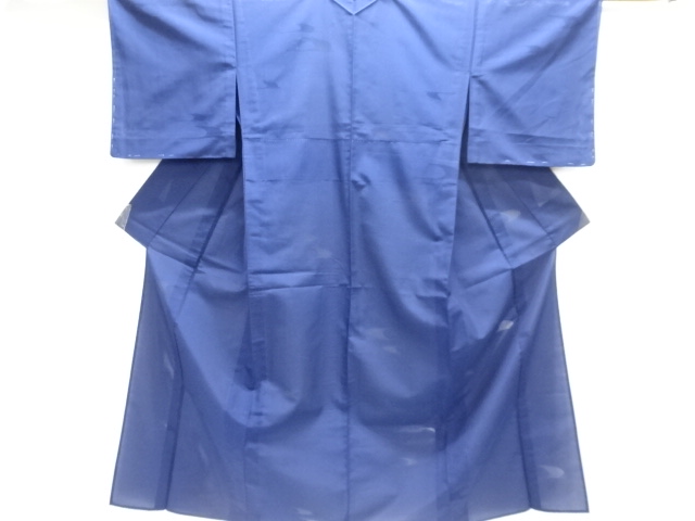 JAPANESE KIMONO / UNUSED IROMUJI FOR SUMMER / ABSTRACT MIST PATTERN
